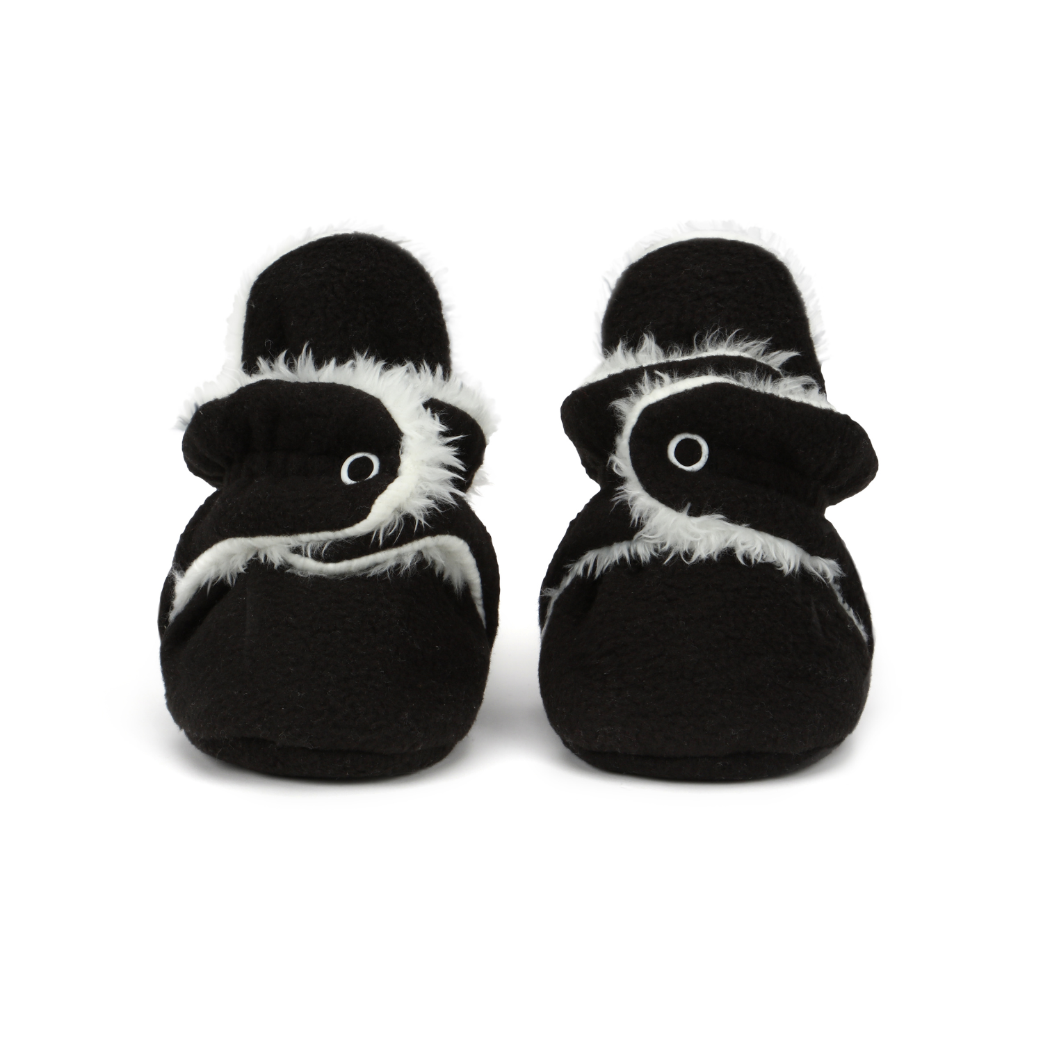 Gabuchas de Polar Negro con Peluche