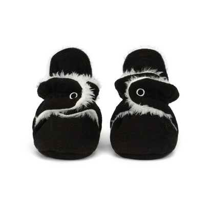 Gabuchas de Polar Negro con Peluche