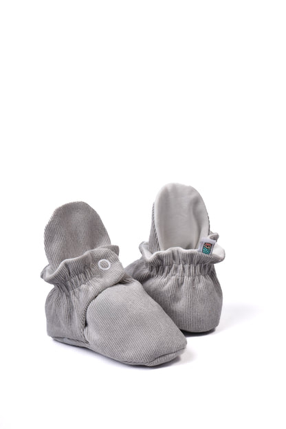 Gabuchas Corduroy - Algodón Gris Plata
